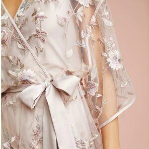 Rya Collection Juliette 3/4 Sleeve Embroidered Robe